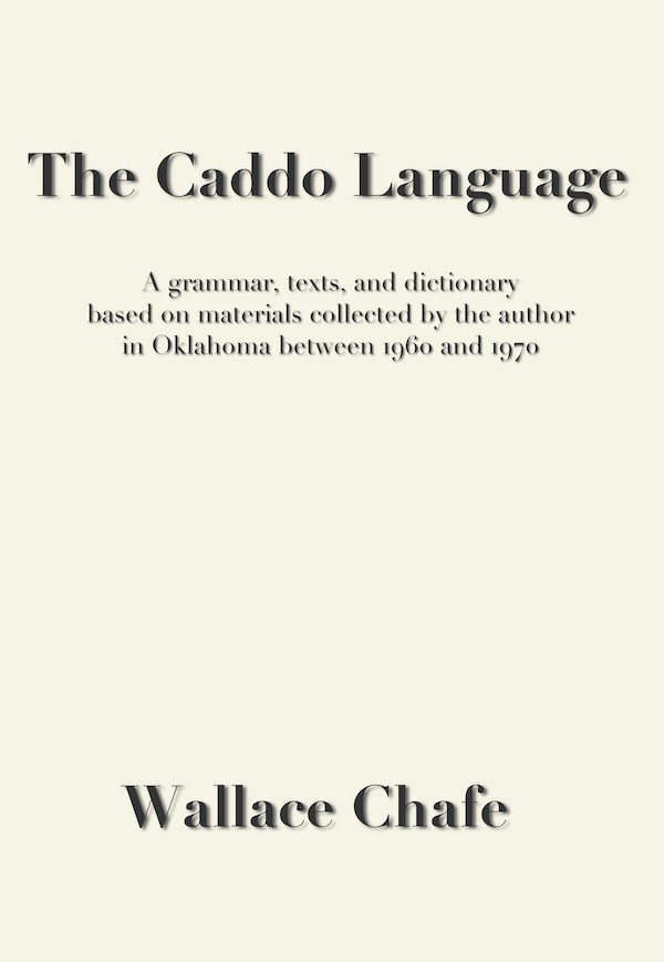 New Release: THE CADDO LANGUAGE